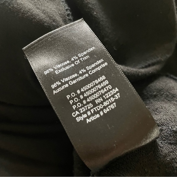 Babaton The Group Sweater Sweatshirt Dress Black Size 2 MEDIUM - Picture 8 of 9